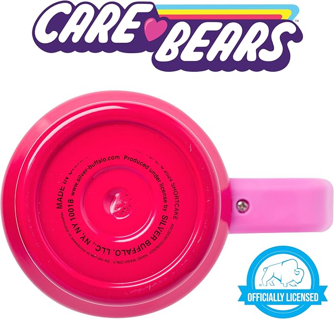 Silver Buffalo Care Bears and Strawberry Shortcake Ombre Double Walled Stainless Steel Tumbler with Handle, Fits in Standard Cup Holder, 40 Ounces - Image 7