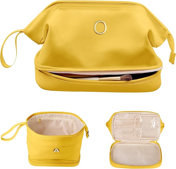 Gifts for Teen Girls 14-16, Initial Makeup Bag, Travel Gifts, Personalized Bags by Vogewood