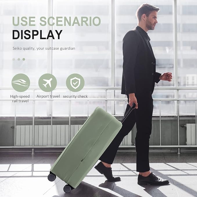 Travel Luggage Cover Suitcase Protector Scratch-Resistant Fit 19-31 Inch - Image 8