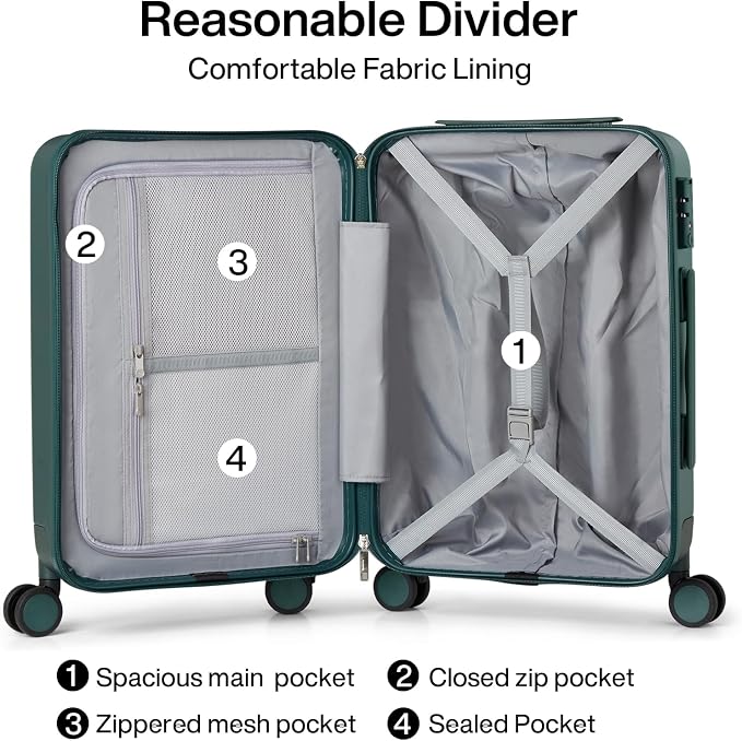 Hanke 3 Piece Luggage Sets - Image 5