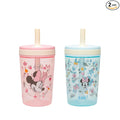Zak Designs Disney Minnie Mouse Kelso Toddler Cups For Travel or At Home, 15oz 2-Pack Durable Plastic Sippy Cups With Leak-Proof Design is Perfect For Kids (Minnie Mouse) by ZakDesigns