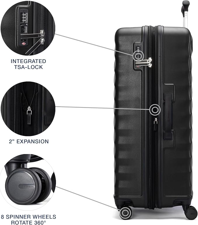 Travelpro Maxlite Air V2 Hardside Expandable Checked Luggage, 8 Spinner Wheels - Image 3
