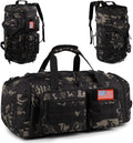 Tactical Gym Bag for Men，50L Large 3 in 1 Sports Duffle Bag by ATRIPACK