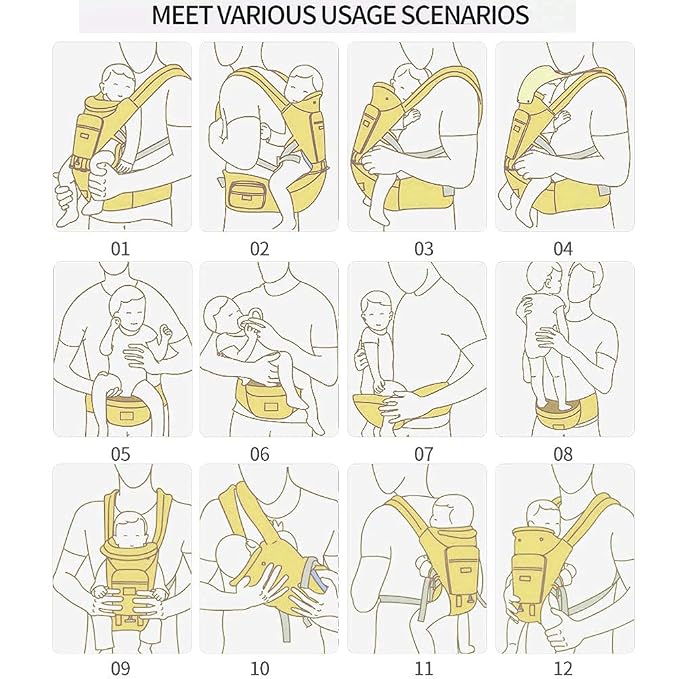 Baby Carrier, 6-in-1 Newborn to Toddler, Carrier - Image 2