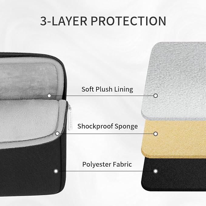 RAINYEAR Laptop Sleeve Case 11-13 Inch, Protective Portable Case - Image 3