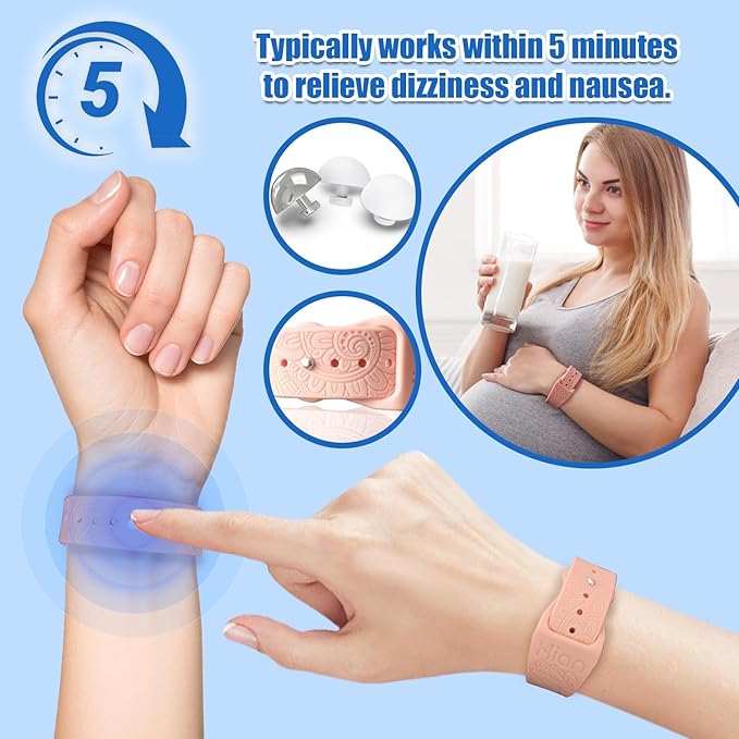 Hion Motion Sickness Bracelets Sea Sickness Wristbands - Image 3