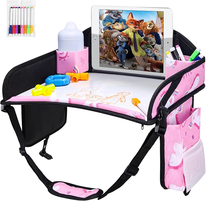 2PCS Kids Travel Tray, Car Seat Tray - Image 4