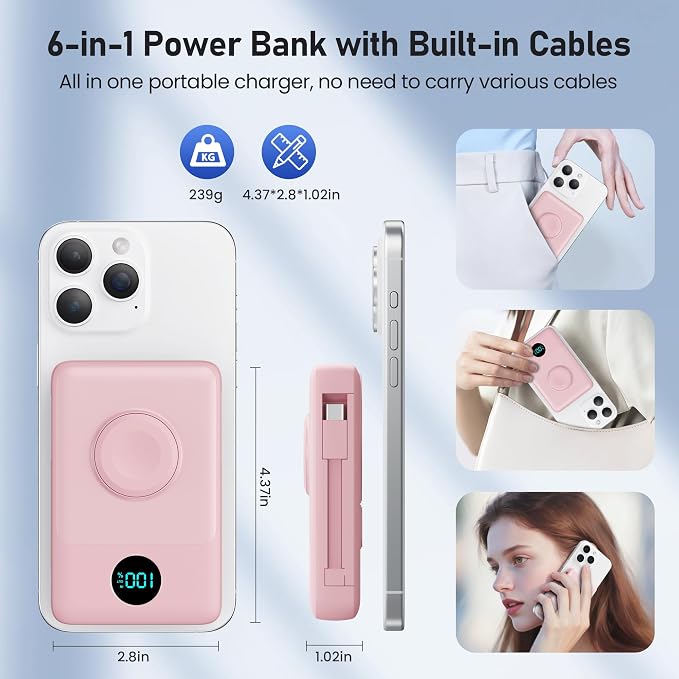 Magnetic Portable Charger for iPhone - Image 7