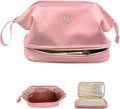 Dorm Room Essentials for Girls-Bride Gift-Makeup Bags, Personalized Cosmetic Bag by Vogewood