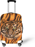 Tiger Travel Luggage Covers 30-32 Inch Spandex Suitcase Protectors by Dremagia