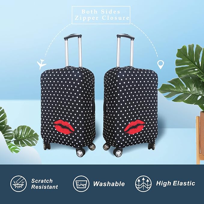 Explore Land Travel Luggage Cover Suitcase Protector Fits 23-26 Inch Case - Image 2