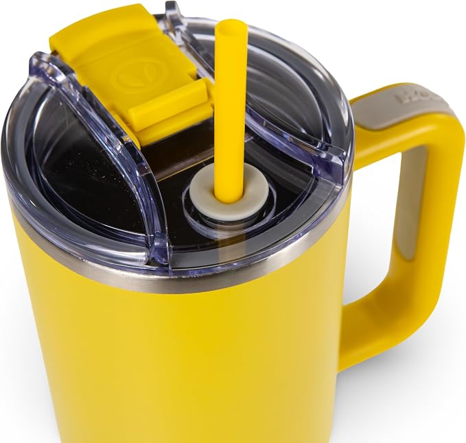 Hogg Big Swig 40 oz Tumbler with Handle and Straw - Spanish Sun, 40oz Insulated Stainless Steel, Water Tumbler with Straw, Water Cup with Handle, Versatile Leak Proof Lid - Image 2