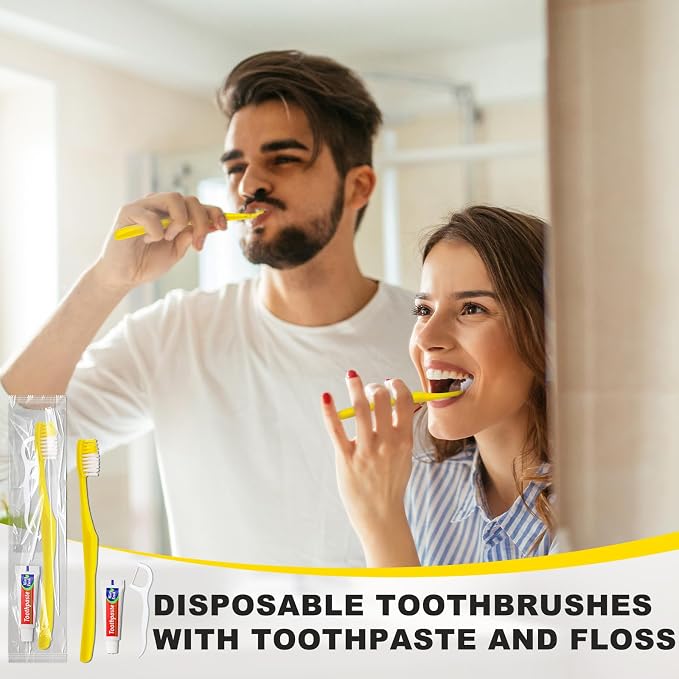 30pcs Disposable Toothbrushes - Image 2