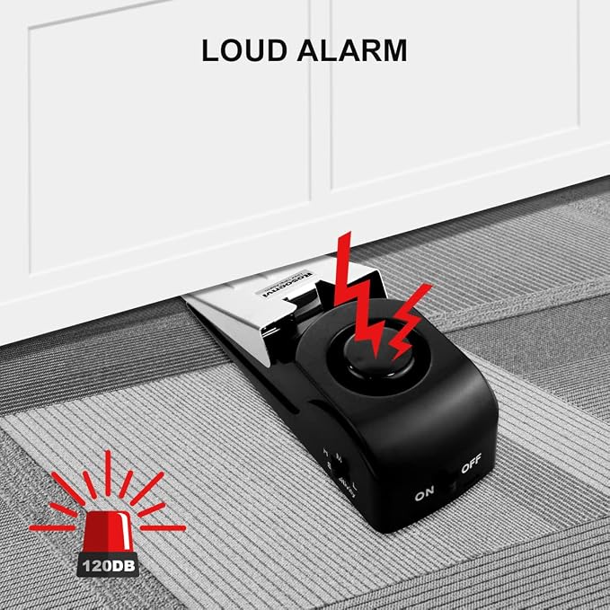 3 Pack Door Stop Alarm, Door Stopper - Image 2