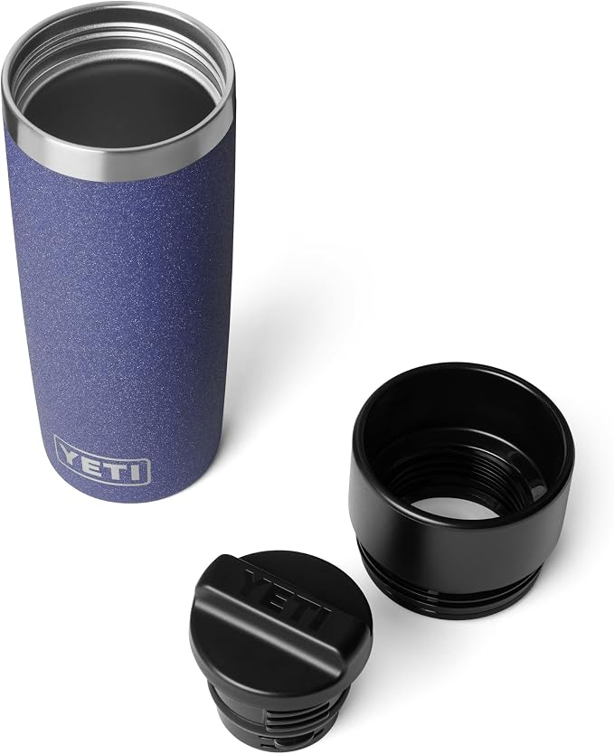 YETI Rambler 16 oz Travel Bottle, Stainless Steel, Vacuum Insulated with Leakproof Commuter Cap, Moon Dust - Image 5