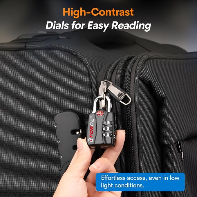 Forge TSA Luggage Combination Lock - Image 6