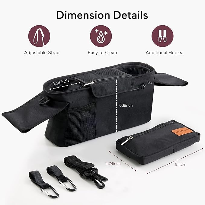 Momcozy Universal Stroller Organizer - Image 6