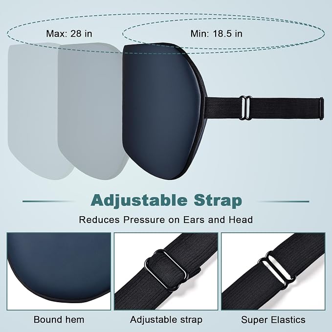 Sleep Mask, Real Natural Pure Silk Eye Masks - Image 3