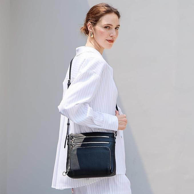 befen Genuine Leather Crossbody Bags - Image 2