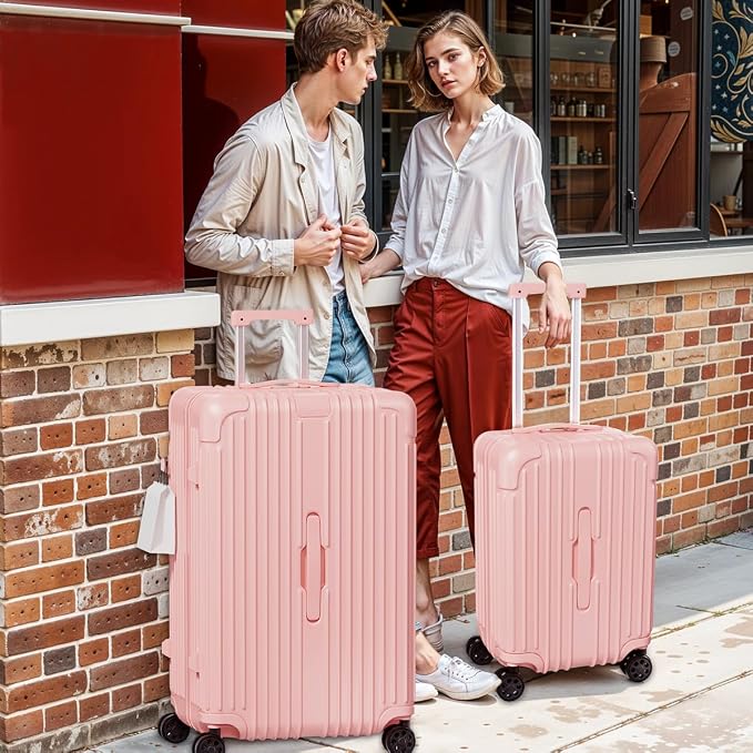 Krute Luggage Sets 2 Piece Suitcase PC+ABS Hardside Double Spinner Wheels TSA - Image 8