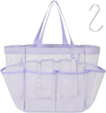 F-color Mesh Shower Caddy Portable, Upgrade Deeper 7 Pockets Shower Bag Basket by F-color