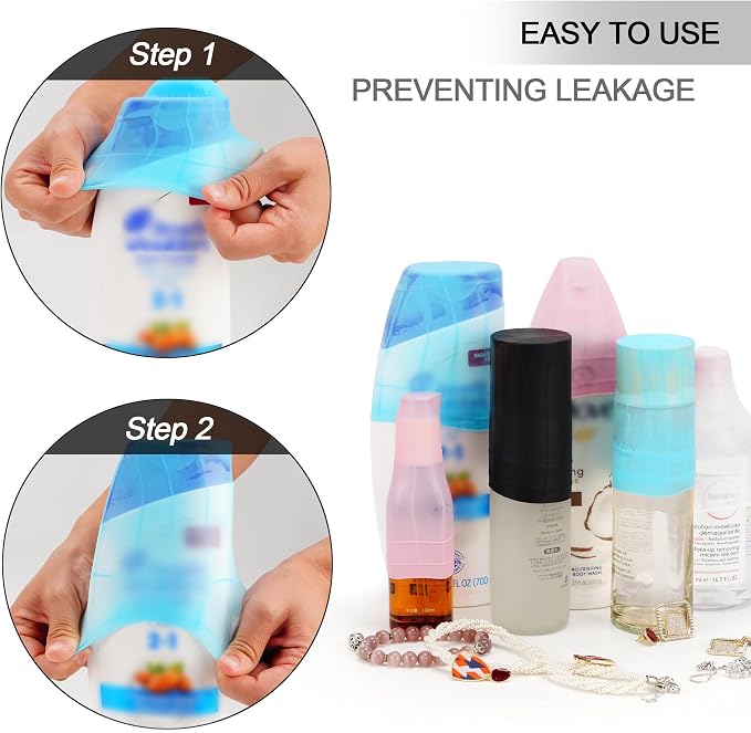 Travel Hanging Toiletry Bag for Women, Large Makeup Bag 8 Leak Proofing - Image 2