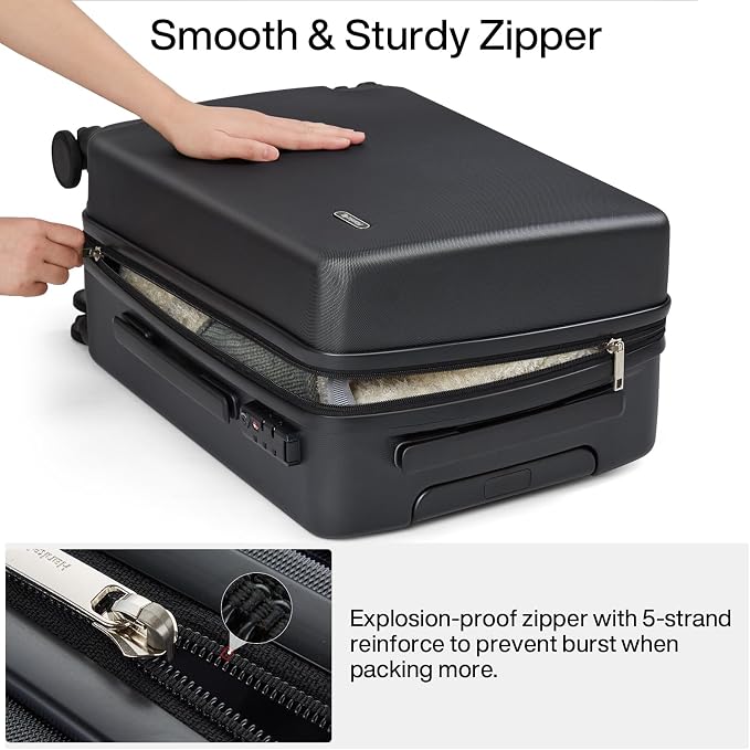 Hanke Hard Shell Luggage Sets 2 Pieces, Carry On and Checked Luggage Sets - Image 10