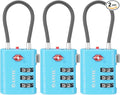 ANVIL TSA Approved Luggage Locks – High Security TSA008 Combination Travel Locks by ANVIL