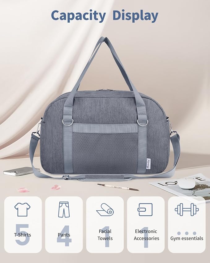 Narwey For Spirit Airlines Personal Item Bag 18x14x8, Small Duffle Bag for - Image 6