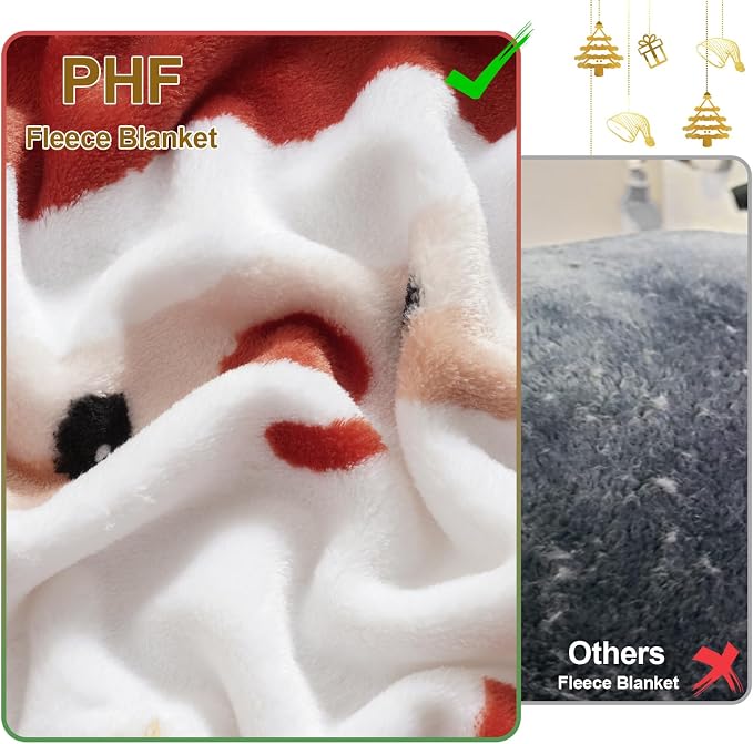 PHF Printed Fleece Blanket King Size, No Shed No Pilling Ultra Soft Plush Cozy - Image 4