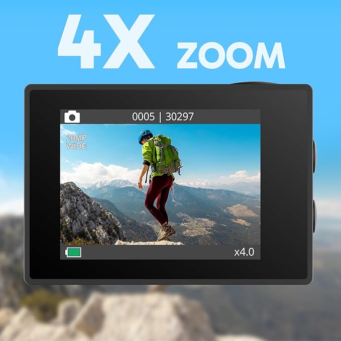 AKASO EK7000 4K30FPS 20MP WiFi Action Camera - Image 6