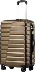 Coolife Luggage Suitcase Carry on Hardside PC+ABS Spinner TSA Lock Telescopic by COOLIFE
