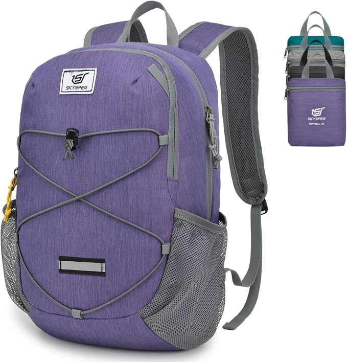 SKYSPER Small Hiking Backpack -12L Lightweight Packable Daypack by SKYSPER