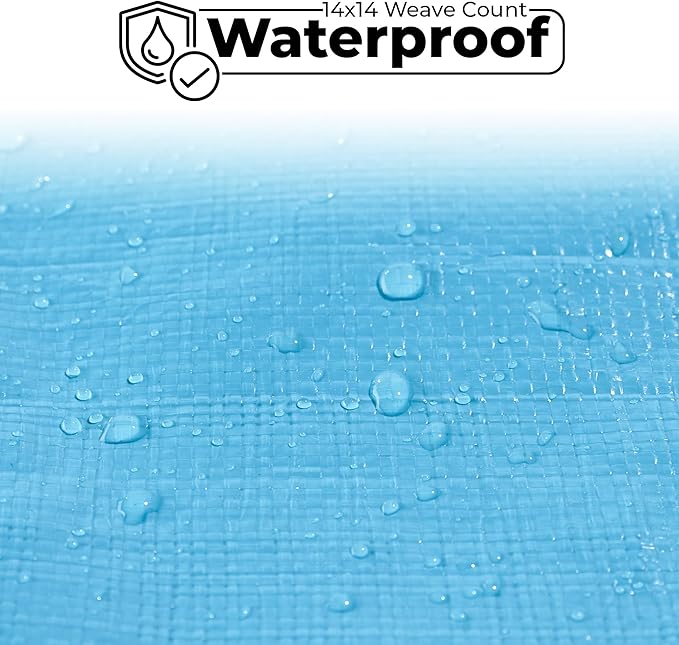 Tarps Heavy Duty Waterproof 20x40-12 mil Thick Camping Tent - Image 5