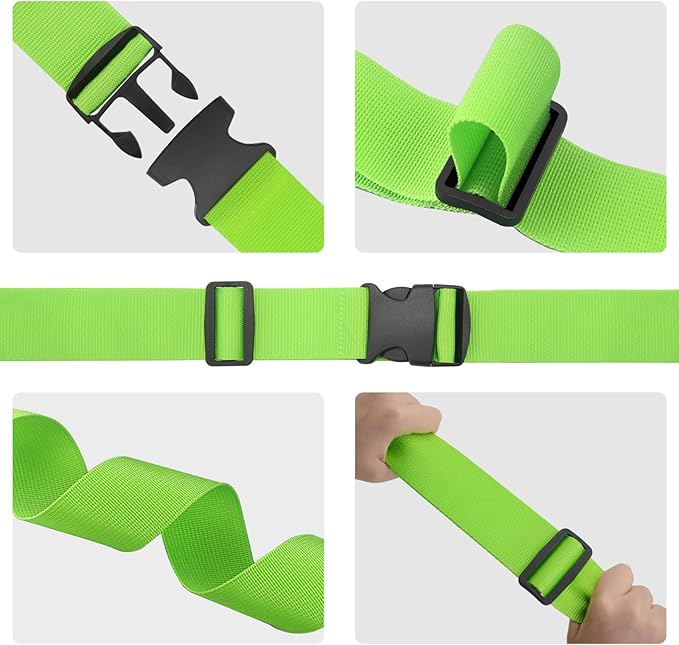BILIONE 8 Pcs Luggage Straps, TSA Approved Add a Bag Premium Accessory - Image 4