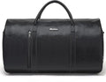 Modoker Convertible Leather Garment Bag, Carry on Garment Bags by Modoker