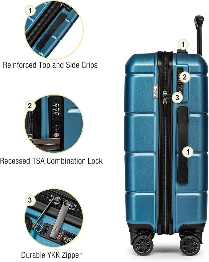 KYME 26 Inch Luggage TSA Approved Hardshell 26" Suitcases - Image 5