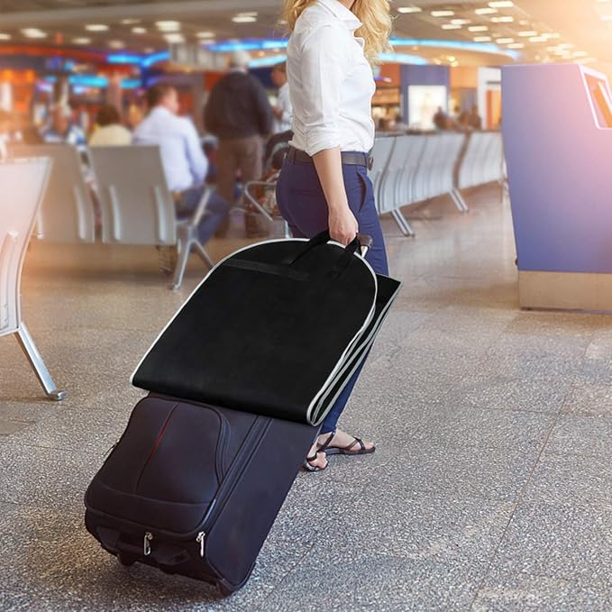 Zilink Garment Bags Suit Bag for Travel and Storage 43 inches Gusseted Suit - Image 3