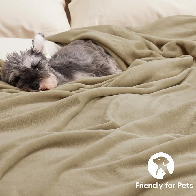 PHF Ultra Soft Fleece Blanket Twin Size, No Shed No Pilling Luxury Plush Cozy - Image 5