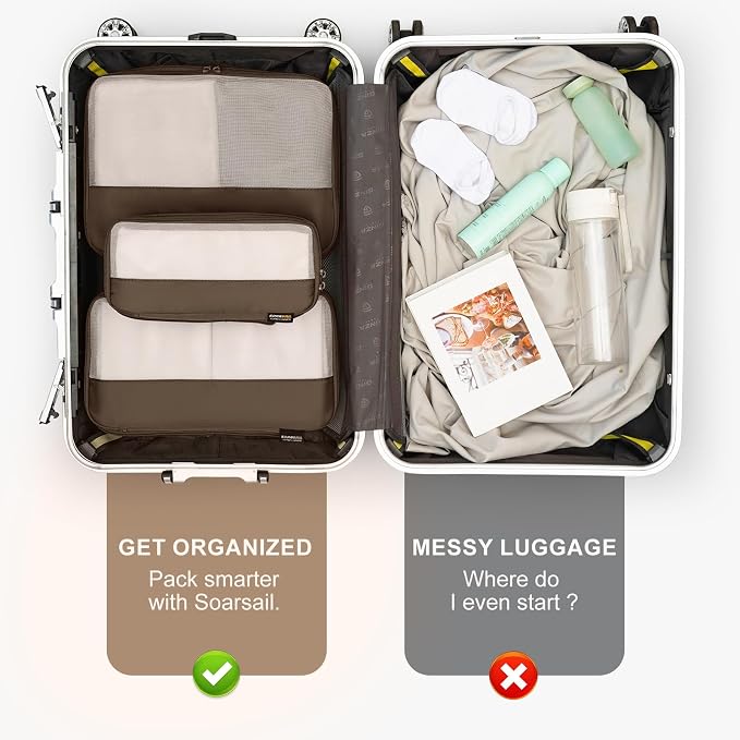 6 Set Compression Packing Cubes - Image 6