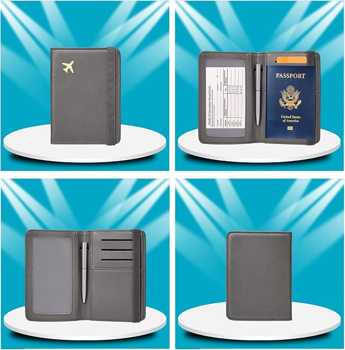 ZOPPEN Passport Holder Wallet, Passport Cover Travel Wallet Women Travel - Image 8