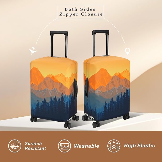 Explore Land Travel Luggage Cover Suitcase Protector Fits 31-32 Inch Case - Image 2