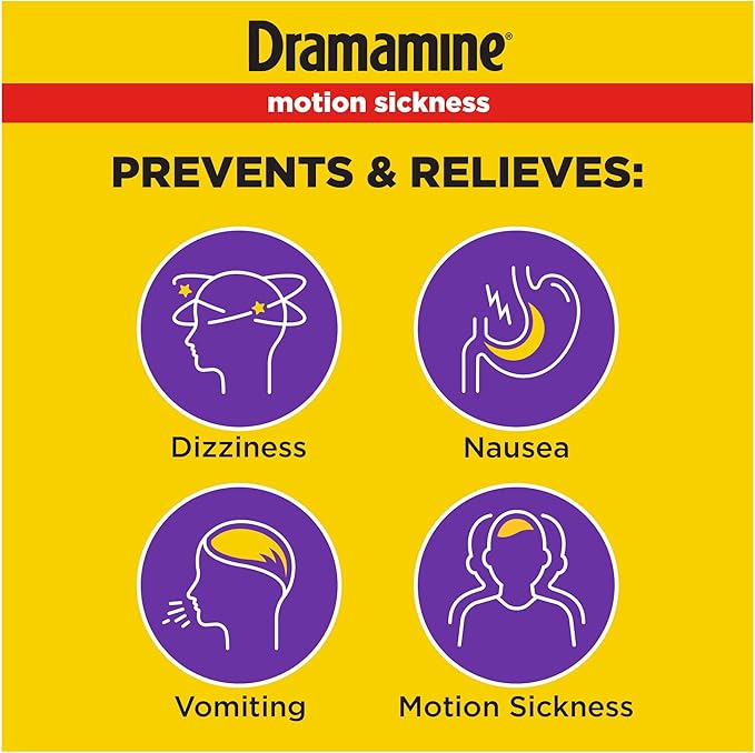 Dramamine Motion Sickness Less Drowsy, Chewables - Image 2