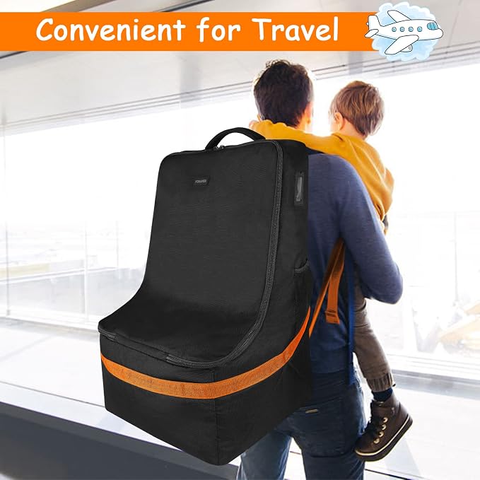 YOREPEK Car Seat Travel Bag, Padded Car Seats Backpack - Image 7