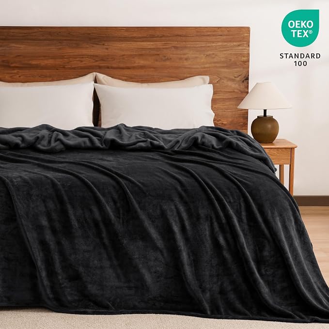 PHF Ultra Soft Fleece Blanket Queen Size, No Shed No Pilling Luxury Plush Cozy - Image 6