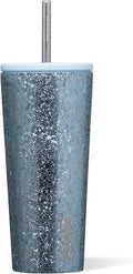 Corkcicle Cold Cup - Triple Insulated Tumbler with Straw - 12 Hours Cold - Leak-Resistant Lid - Easy Grip - Non-Slip Bottom - Summer Drinkware Gift - Keeps Drinks Ice Cold - 24 oz - Ice Breaker by Corkcicle