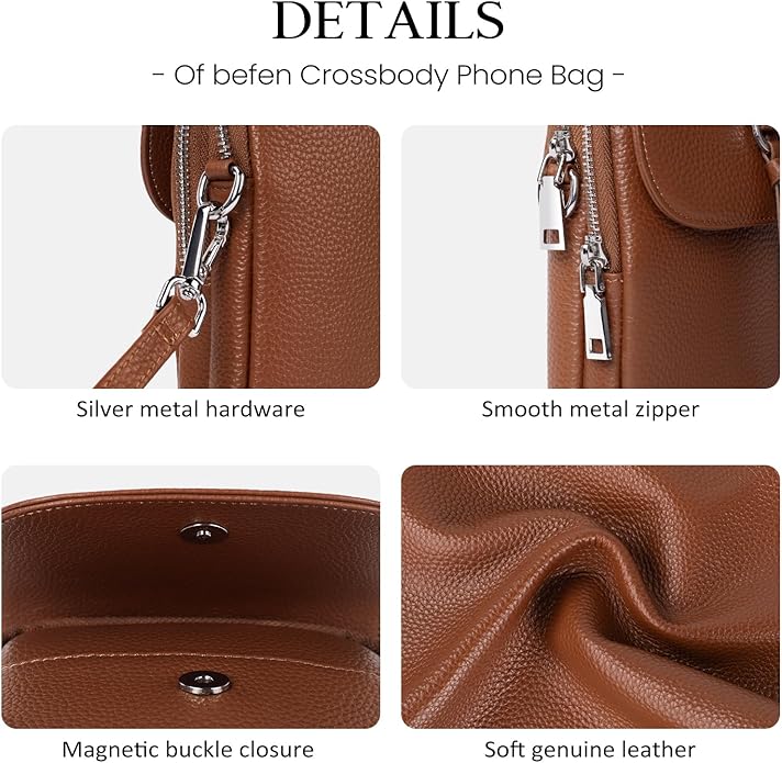 befen Genuine Leather Small Crossbody Bags - Image 6