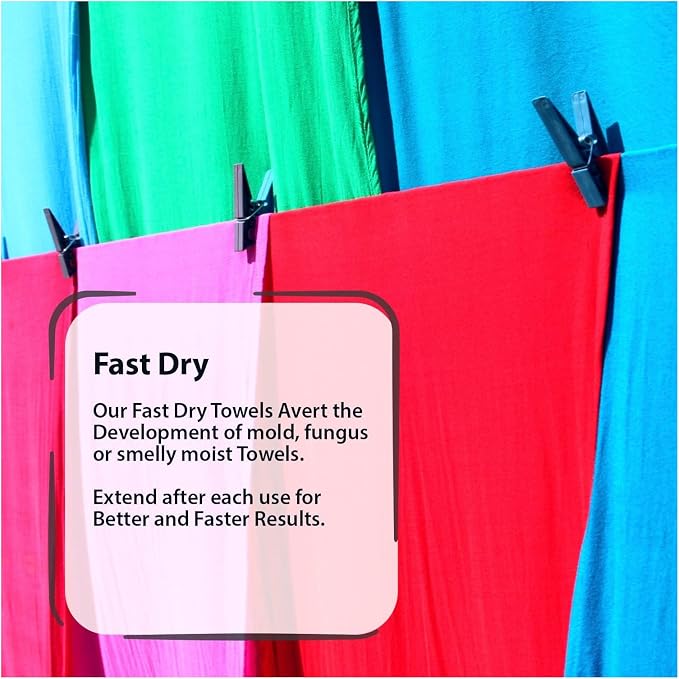 Outdoors Microfiber Towel Fast Drying Soft Feel Fast Action Drying - Image 9