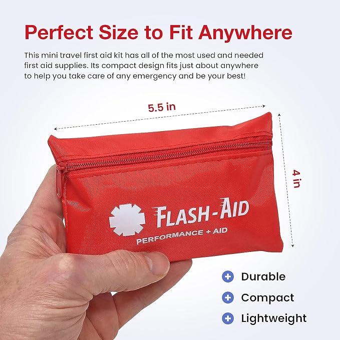 First Aid Kit – 4-Pack of Compact Travel IFAKs – Mini First Aid Kits - Image 5