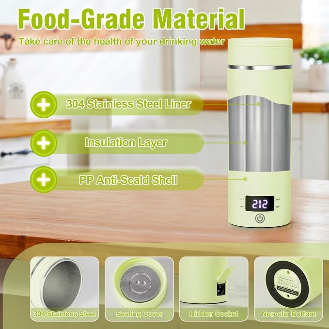 Travel Electric Kettle Portable Mini Kettle, Small Hot Water Boiler - Image 6